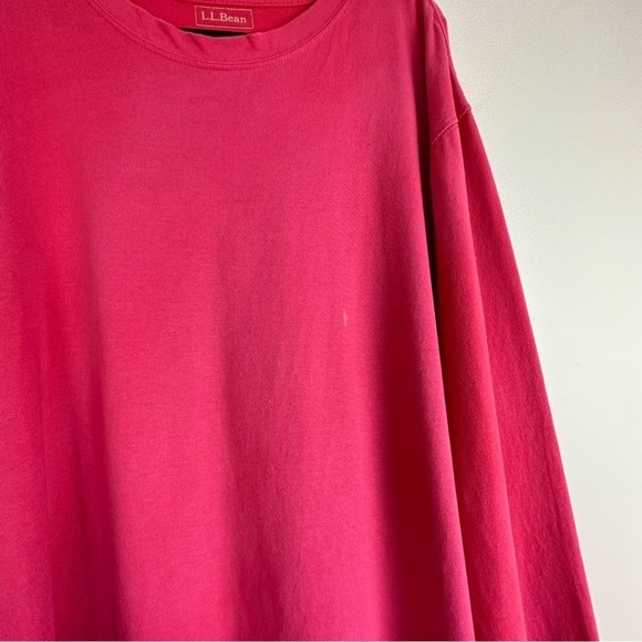 Lot of 2 L.L Bean Red Long sleeve tee Men’s Large - Picture 7 of 7